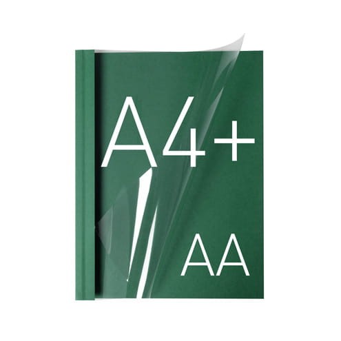 Okładka miękka z przezroczystym przodem - O.SOFTCLEAR AA (5 mm) 299 x 214 mm (A4+ pionowa) - zielony - 10 sztuk.jpg