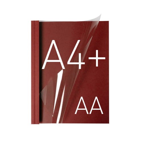 Okładka miękka z przezroczystym przodem - O.SOFTCLEAR AA (5 mm) 299 x 214 mm (A4+ pionowa) - bordowy - 10 sztuk.jpg