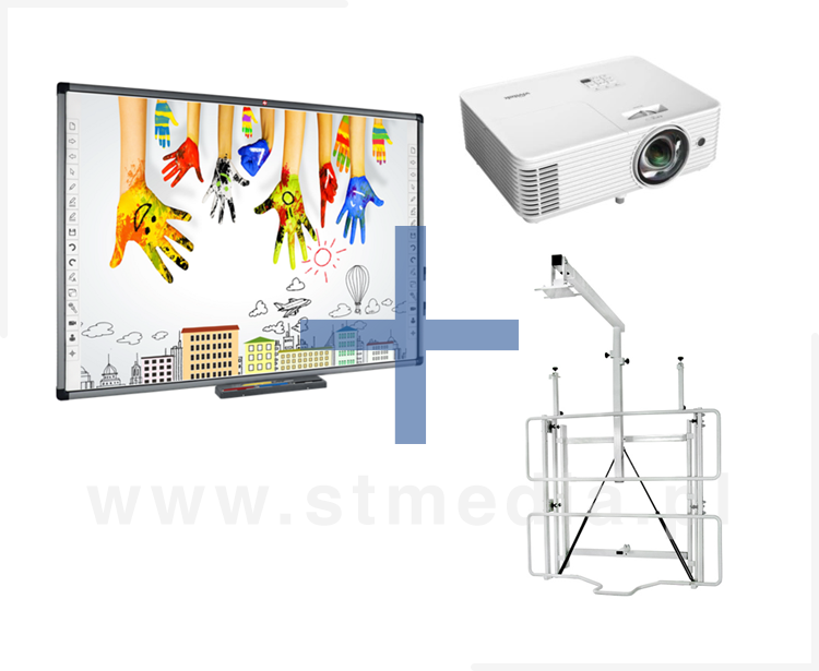 AVTekTT-Board90PRO-VivitekDW335ST-Uchwyt ścienny.png