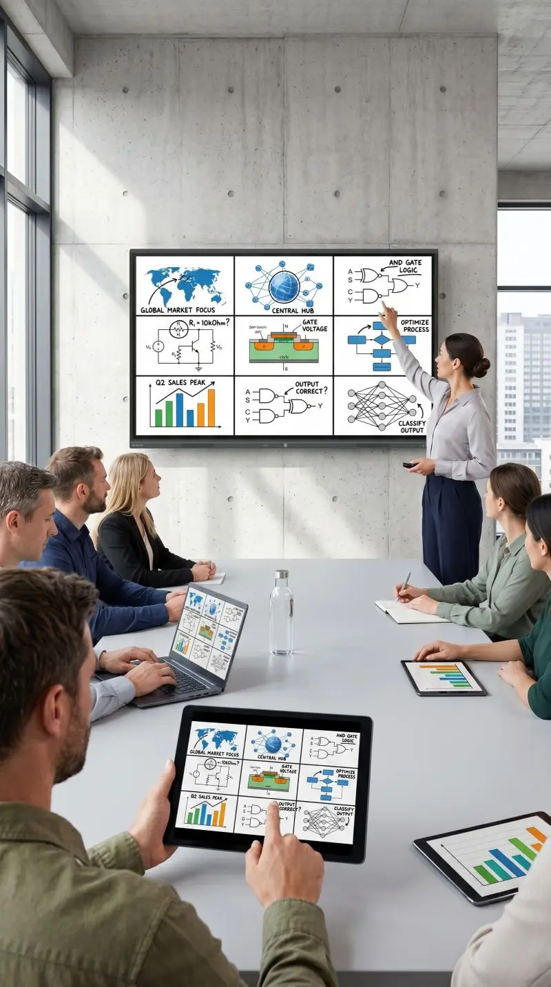 Monitor interaktywny Avtek TS 9 Lite z aplikacją NOte