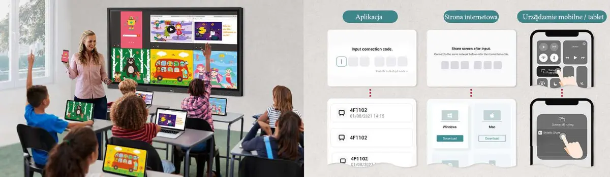 Monitor interaktywny LG w szkole