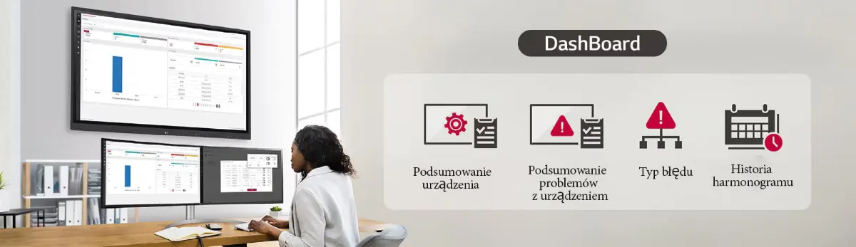 Zdalne zarządzanie Monitorem interaktywnym LG
