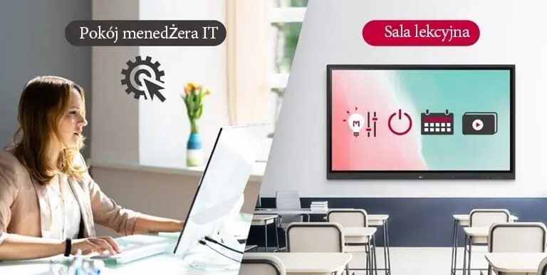 Monitor interaktywny LG w szkole